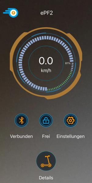 E-Scooter epf-2 xt 600. Edition Blue, Blinker, Federgabel, 72km Reichweite*, TechnikTestsieger, Extra GripTape gratis dazu,